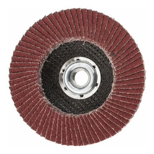 Main product image of 5/8-11 Hole, 80 Grit, Ceramic, Type 27 Coated, Medium Grade, Cloth-Backed, 13,300 RPM, Flap Disc, 7100032505