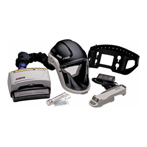 Main product image of Adjustable, No Suspension, PAPR Hard Hat with Face Shield Universal, 7100035755