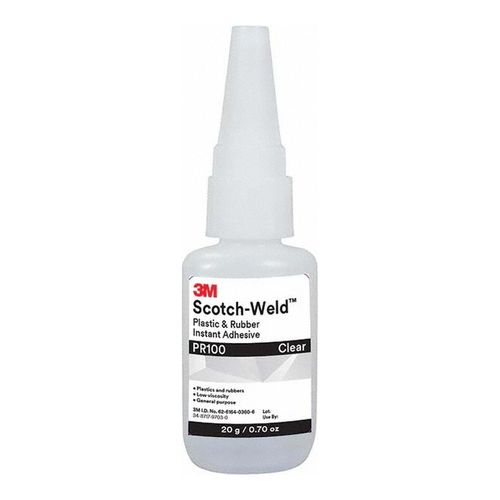 Main product image of 0.7 oz Bottle, Clear, Adhesive Glue (10 to 30 sec Working Time), 7100039259