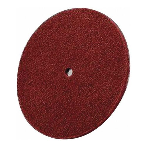 Main product image of 8" Dia, 1/2" Hole, Medium Grade, Aluminum Oxide Arbor, Maroon, 3000 Max RPM, Deburring Disc, 7100045907