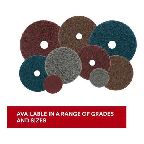 Main product image of 7" Non-Woven Aluminum Oxide Very Fine Hook & Loop Disc, 7100094539