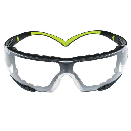 Main product image of SecureFit, Clear Anti-Fog & Scratch-Resistant Lens, Green & Black Frame, ANSI Z87.1, 7100112131
