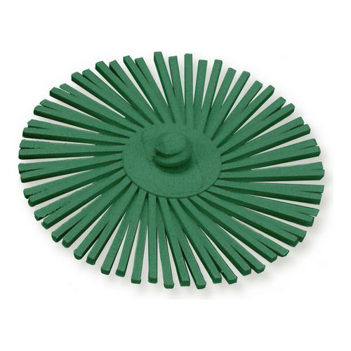 Main product image of Type R Quick-Change Arbor Connection Ceramic, Coarse, 50 Grit, Green, Radial Bristle Brush, 7100138176