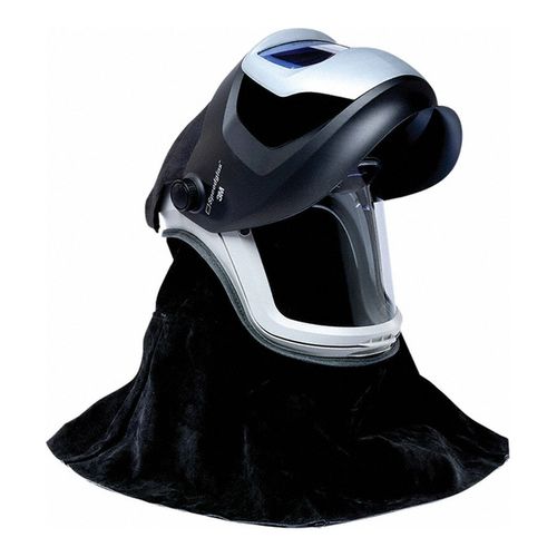Main product image of Universal PAPR & SAR Welding Helmet w/ Versaflo M-Series Helmet Assembly, Leather Shroud, Flame-Resistant Helmet Cover & M-409SG Speedglas Welding Shield Face Shield, 7100168650
