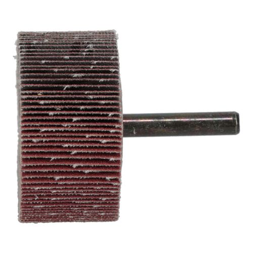 Main product image of 2" Dia 1" Face Width 120 Grit Aluminum Oxide Mounted Flap Wheel, 7100178226