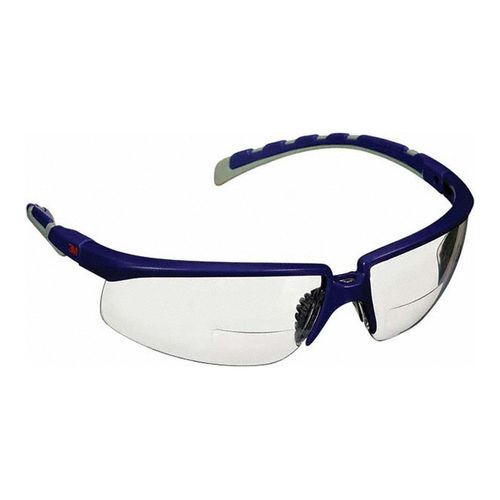 Main product image of Solus Magnifier Safety Glasses, Clear Anti-Fog Lens, Gray Frame, ANSI Z87.1, 7100222135