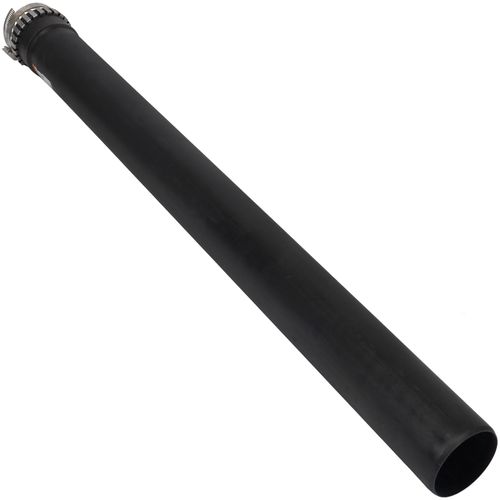 3" x 36" PolyPro Black UV Resistant Single Wall Straight Pipe w/ Locking Clamp