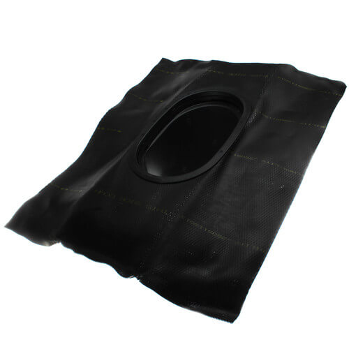 Main product image of 3" x 5" Adjustable Black Roof Flashing 5/12 - 12/12 Pitch