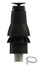 Main product image of 3" PolyPro Vertical Termination Kit w/ LB