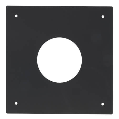 Main product image of 3" PolyPro Black Wall Plate