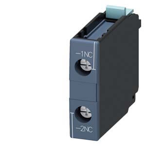 Main product image of Auxiliary Switch Contact Block, 1NC, 1-Pole, for 3RT1 Contactors