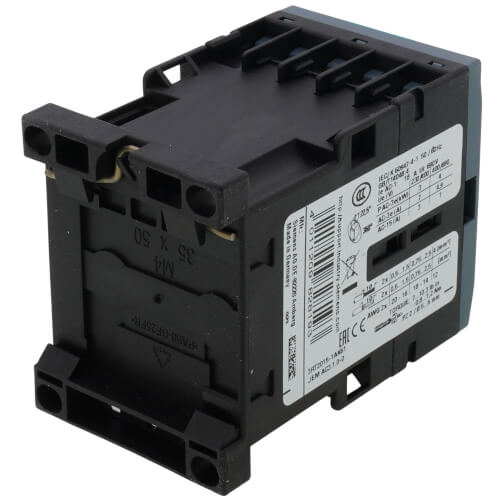 Main product image of 3 Pole 120V 20 Amp 1NO Auxiliary Contactor