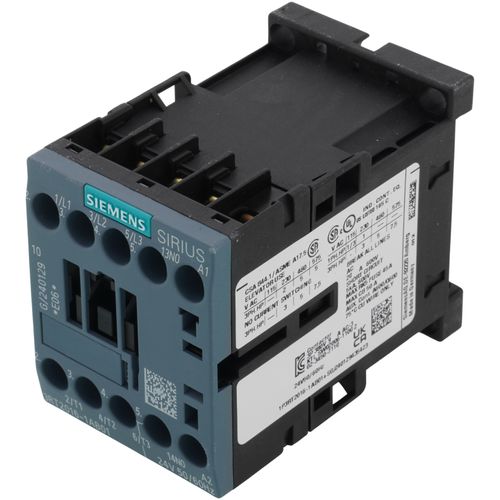 Main product image of 3 Pole 24V 9 Amp 1N/O Auxiliary Contactor