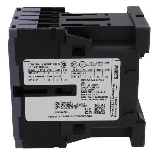 Main product image of 24V 9A Contactor