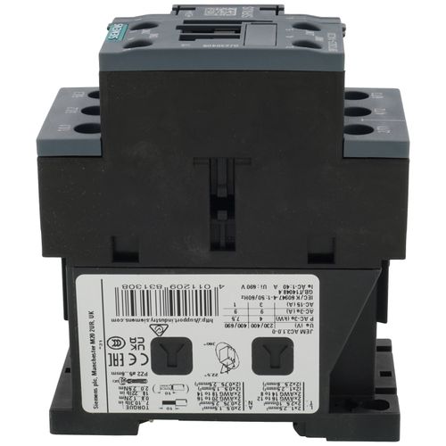 Main product image of 3 Pole, 9 Amp, 1NO/1NC, 24V Power Contactor