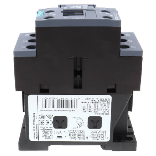Main product image of 3 Pole, 25 Amp, 1NO/1NC, 50/60 Hz, 24V Power Contactor