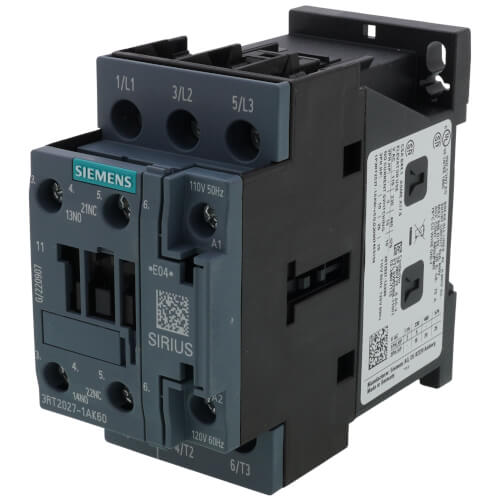 Main product image of 3 Pole, 32 Amp, 1NO/1NC, 110/120V Power Contactor