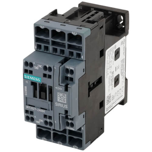 Main product image of 3 Pole, 32 Amp, 1NO/1NC, 110/120V Power Contactor