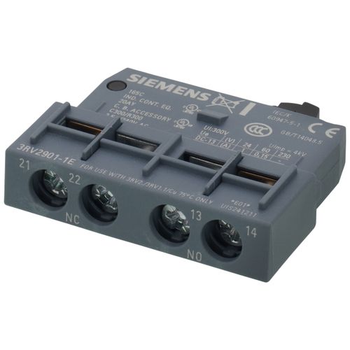 Main product image of Auxiliary Switch, 1NO/1NC, Transverse, for 3RV2 Circuit Breakers