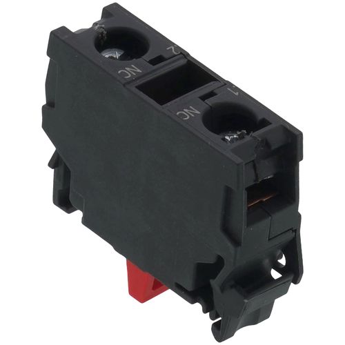 Main product image of Contact Block, 1N/C (22 mm, Front Plate Mounting, 10A, 500V AC/DC)