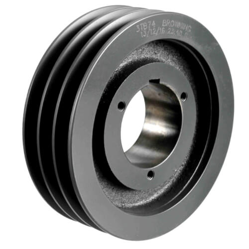 Main product image of 3 Groove Gripbelt Split Taper Sheave, A, B Belt, 7.75" OD