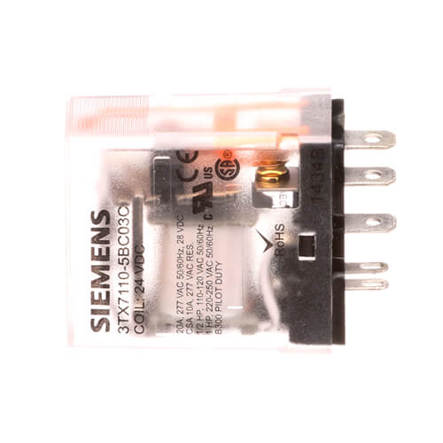 Main product image of 24VDC, SPDT 5 Pin Plug In Relay (15A)