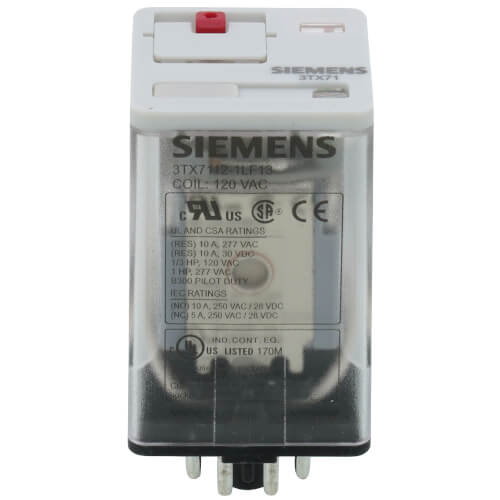 Main product image of 120V DPDT 8 Pin Socket Relay (16A)