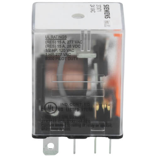 24V DPDT 8 Pin Plug In Relay (15A)