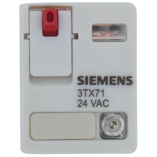 24VAC 10A DPDT Relay w/ LED Din MT