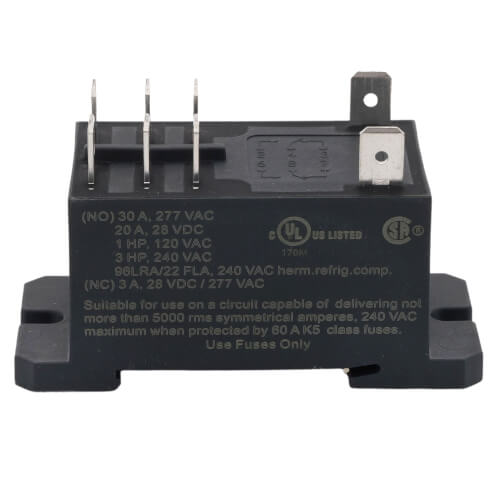 Main product image of 120V DPDT Panel Mount Relay (30A)