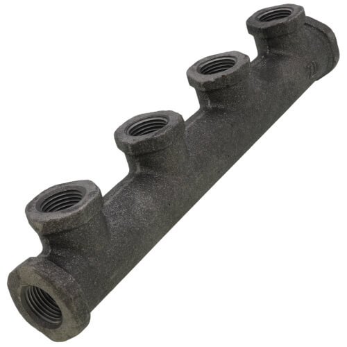 Main product image of Manifold, Cast 4 NPT Port (3/4" x (4) 1/2" x 1/2")