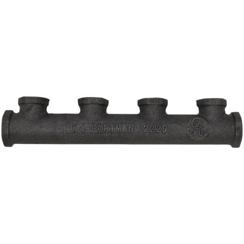 Main product image of Manifold, Cast 4 NPT Port (3/4" x (4) 1/2" x 1/2")
