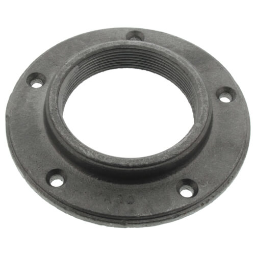 Main product image of 4" Black Cast Iron Floor Flange Class 125
