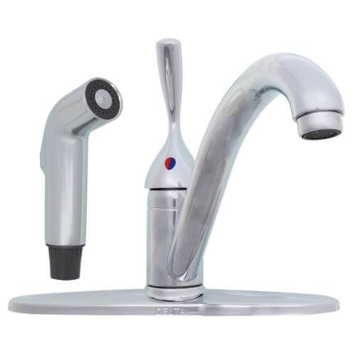 400DST Delta 400DST Classic Single Handle Kitchen Faucet with