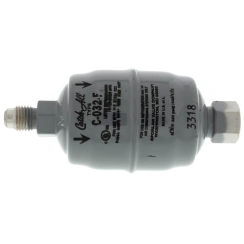 Main product image of C-032-F 1/4" SAE Male Flare x Female Flare Liquid Line Filter Drier 0 - 1/2 Ton (3 Cubic Inches)