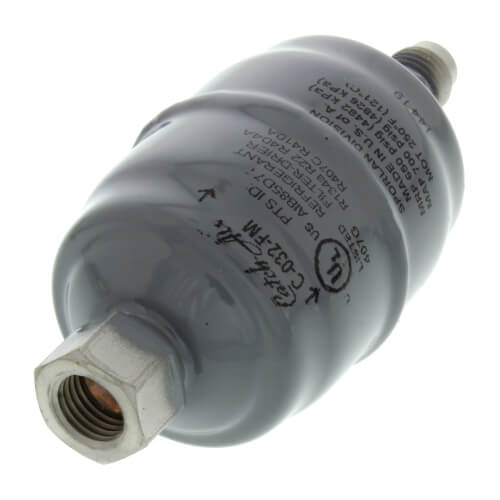 Main product image of C-032-FM 1/4" SAE Female x Male Flare Liquid Line Filter Drier 0 - 1/2 Ton (3 Cubic Inches)