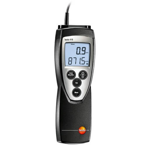 Main product image of 416, Small Vane Anemometer with Soft Carrying Case (0.6 to 40 m/s)