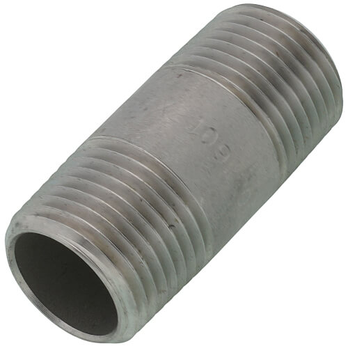 4008 175 Merit Brass 4008 175 1 2 X 1 3 4 Stainless Steel Nipple