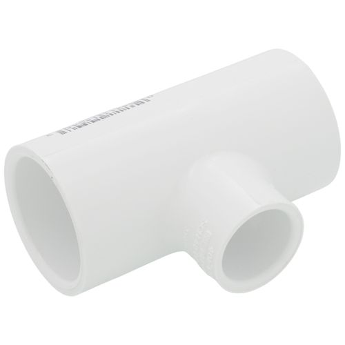 Main product image of 1" x 1" x 1/2" PVC Sch. 40 Reducing Tee