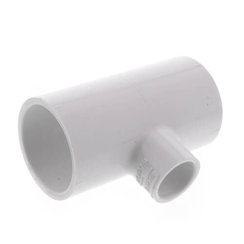 Main product image of 1-1/4" x 1-1/4" x 1/2" PVC Sch. 40 Reducing Tee