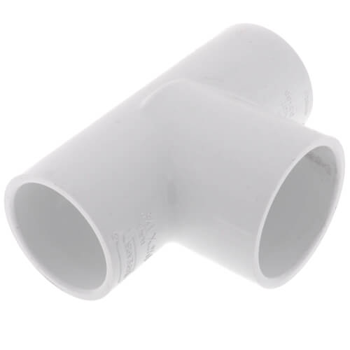 Main product image of 1-1/4" x 1-1/4" x 1-1/2" PVC Sch. 40 Reducing Tee