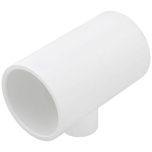Main product image of 1-1/2" x 1-1/2" x 1/2" PVC Sch. 40 Reducing Tee