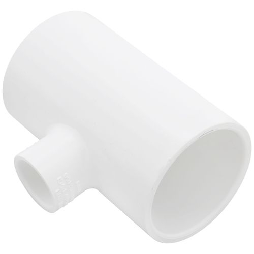 Main product image of 1-1/2" x 1-1/2" x 1/2" PVC Sch. 40 Reducing Tee