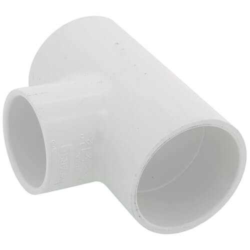 Main product image of 2" x 2" x 1-1/2" PVC Sch. 40 Reducing Tee
