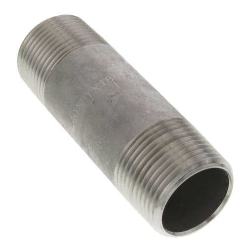 Main product image of 3/4" x 3" Stainless Steel Nipple