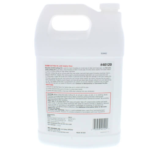 40120 Hercules 40120 Clear Cutting Oil 1 gal.