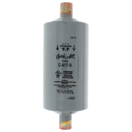 Main product image of C-417-S 7/8" ODF Solder Liquid Line Filter Drier 5 to 15 Ton (41 Cubic Inches)