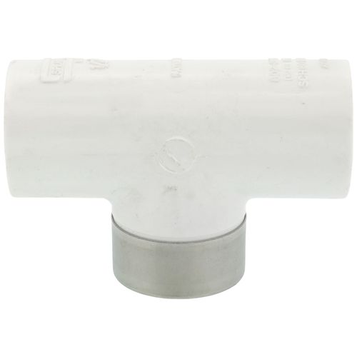 Main product image of 1/2" PVC Sch. 40 Spec. Reinforced Threaded Tee (Socket x FIPT)