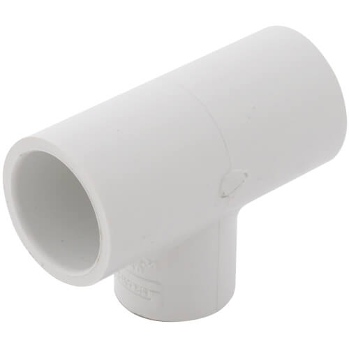 Main product image of 1/2" x 1/2" x 1/4" PVC Sch. 40 Threaded Tee (Socket x FIPT)
