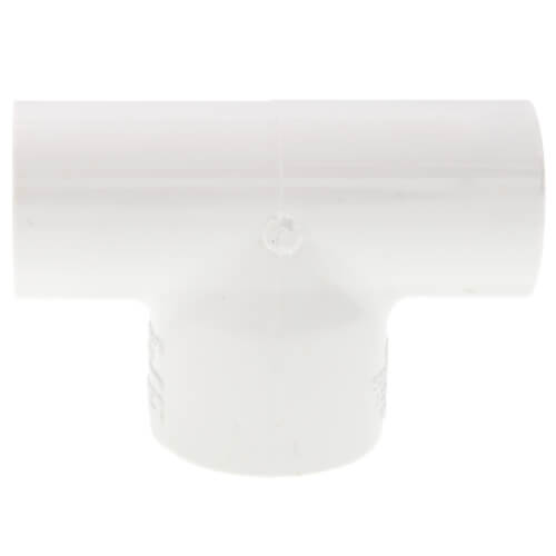 Main product image of 1/2" x 1/2" x 3/4" PVC Sch. 40 Threaded Tee (Socket x FIPT)
